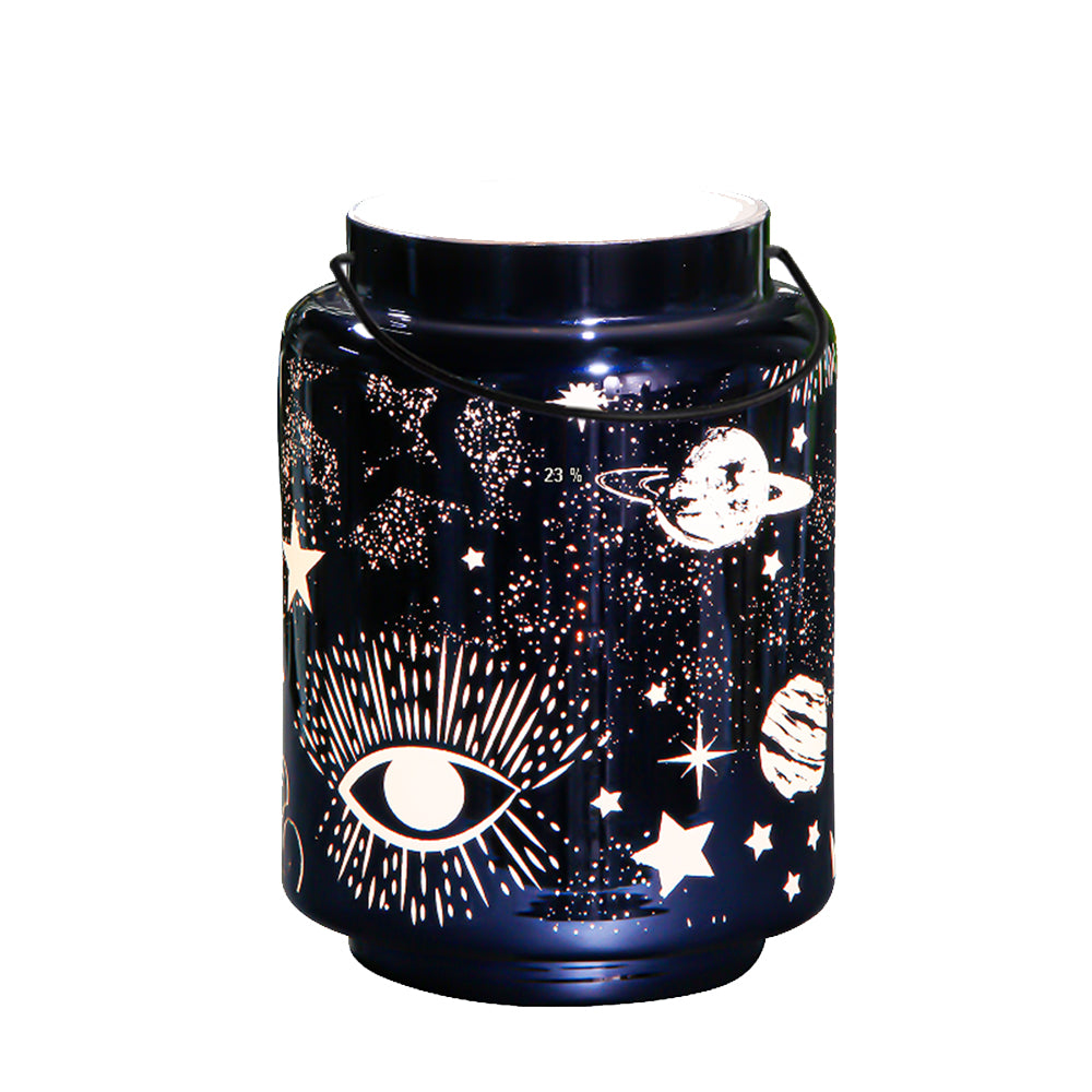 Celestial Midnight Blue Lantern - Lamps - Small