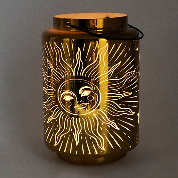 Celestial Gold Lantern Lamp - Large