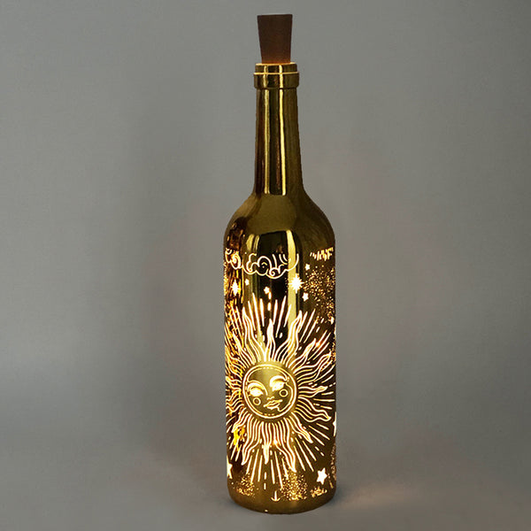 Celestial Gold Bottle - Lamps - Large